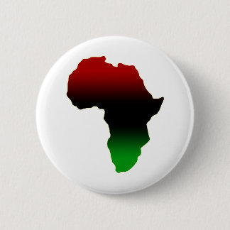 Rood, zwart en groen Afrika Ronde Button 5,7 Cm