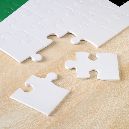 Rood, zwart en groen Ankh Legpuzzel (Zijkant)