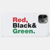 Rood, zwart en groen. Case-Mate iPhone case (Achterkant (horizontaal))