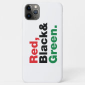 Rood, zwart en groen. Case-Mate iPhone case (Achterkant)
