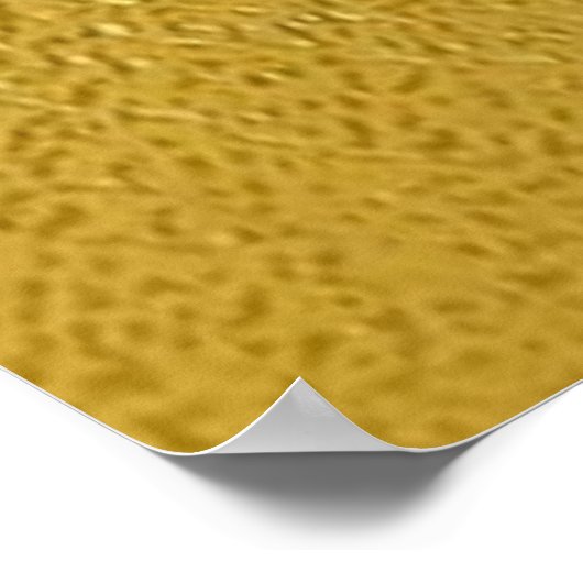 Rood, zwart en wit Abstract Gezicht op goud | Poster (Hoek)