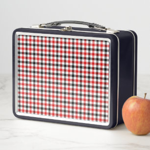 Rood Zwart en Wit Gingham Karo