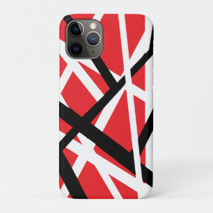 Rood, Zwart en Wit Grafisch iPhone 11 Pro Hoesje