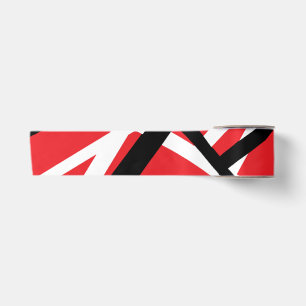 rood, zwart en wit grafisch ontwerp lint