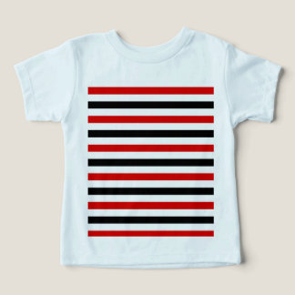 Rood zwart en wit strepen ontwerp