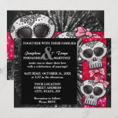 Rood zwart en witte suiker kaart (Voorkant / Achterkant)