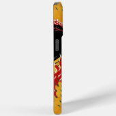 ROOD ZWART GEEL ABSTRACTE JAPANSE BLOEM Case-Mate iPhone CASE (Achterkant / Rechts)