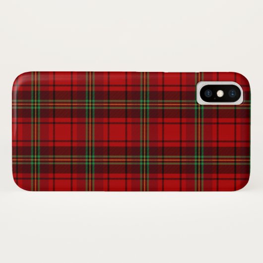 Rood Zwart Groen Gezellige Plaids Case-Mate iPhone Case (Achterkant (horizontaal))