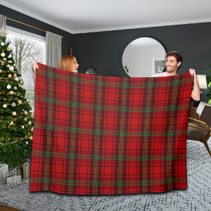 Rood Zwart Groen Gezellige Plaids Fleece Deken