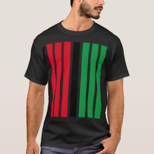 Rood Zwart Groen Kwanzaa T-shirt