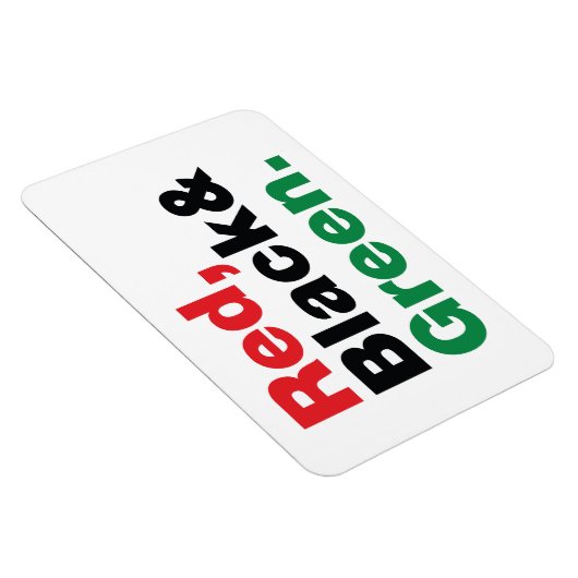 Rood, Zwart & Groen. Magneet (Rechterzijde)