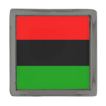 Rood, zwart, groen pan-Afrikaans vlagkanton