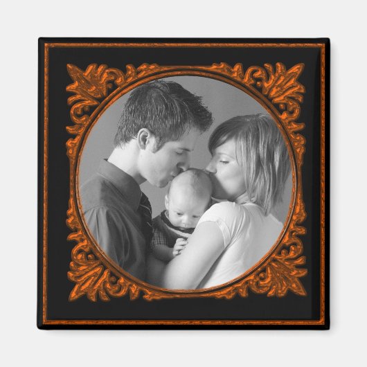 Rood & Zwart Lijst Magneet (Voorkant)