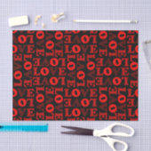 Rood & Zwart LOVE Tissuepapier (Craft)