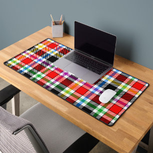 Rood Zwart Meerkleurig Flanel Geruit Schotse Ruit Bureaumat