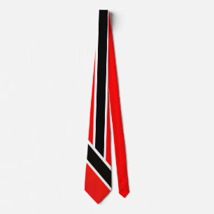 Rood & Zwart op Wit Stropdas