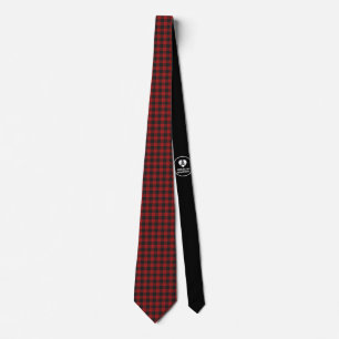 Rood Zwart Plaid - Emo - Stropdas