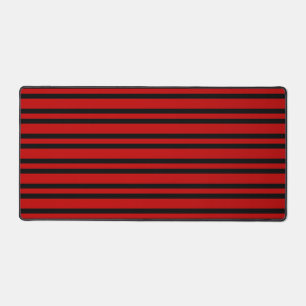 Rood Zwart Strepen Patroon Bureaumat