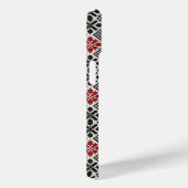 Rood Zwart Wit Geometrisch Keffiyeh Volkspatroon Case-Mate iPhone Case (Achterkant / Rechts)