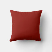 Rood zwart wit Gepersonaliseerd met naam, #, Kussen (Achterkant)