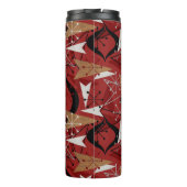 Rood, zwart, wit, nephout | atoomcentrale thermosbeker (Achterkant)