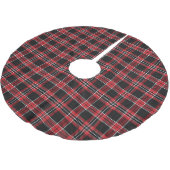  rood zwart-wit tartaangeblazen kerstboom rok (Gekanteld)
