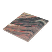 Rood, zwart, wit tegeltje (Zijkant)