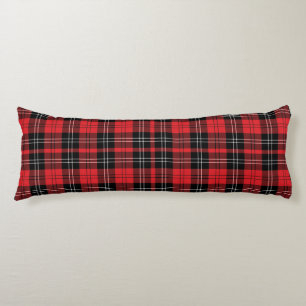 Rood Zwart Witte Tartan Buffalo Plaid Trendy Lichaamskussen