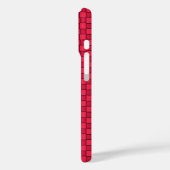 Rood Zwarte Dambord Case-Mate iPhone Case (Achterkant / Links)