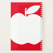 Roodappel silhouet beste kleuterschool planner (Achterkant)