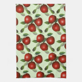 Roodappelsap Vrucht Gingham Theedoek (Verticaal)