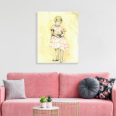 Roodbaardvogel 2013 canvas afdruk (Insitu (Woonkamer))