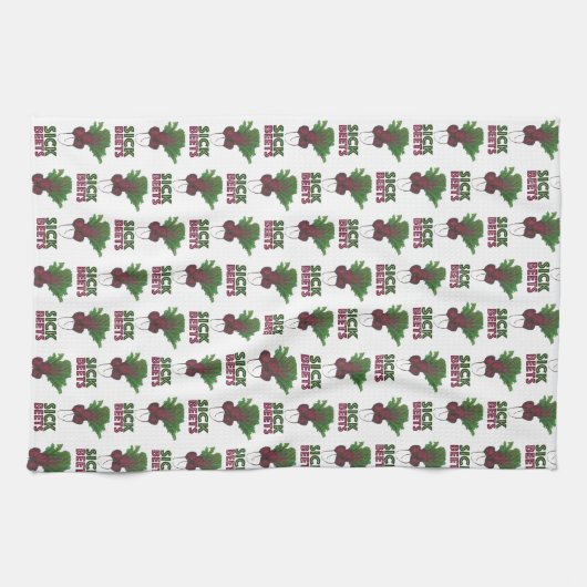 Roodbaars (Beats) Theedoek (Horizontaal)