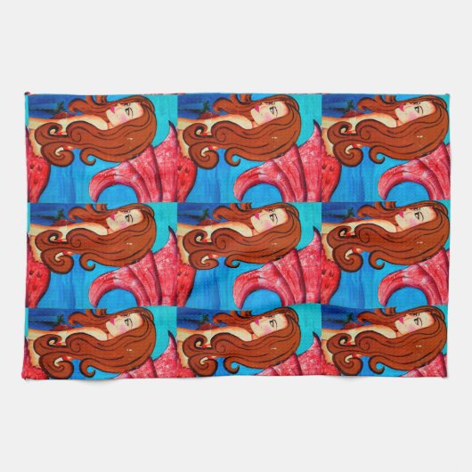 roodbaars handdoek (Horizontaal)