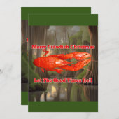 Roodbaars Kerst Kaart (Voorkant / Achterkant)