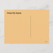 Roodbaars Kerstmis Feestdagenkaart (Achterkant)