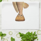 Roodbaars Logo Theedoek (Gevouwen)