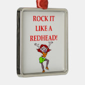 roodbaars metalen ornament (Rechts)