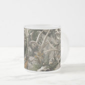 Roodbaarzen Matglas Koffiemok (Voorkant rechts)