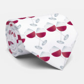 Roodbaarzen Stropdas (Opgerold)