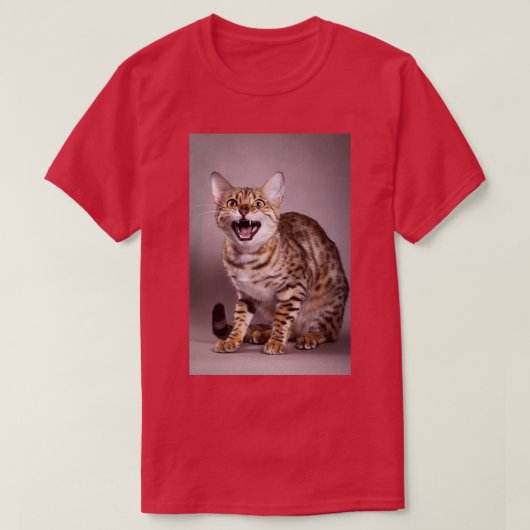 Roodbaarzen T-shirt (Design voorkant)