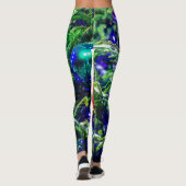 Roodbal met groene kerstboom leggings (Achterkant)