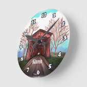 Roodbedekking brug ronde klok (Hoek)