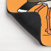 Roodbeige Seriema Muismat (Hoek)