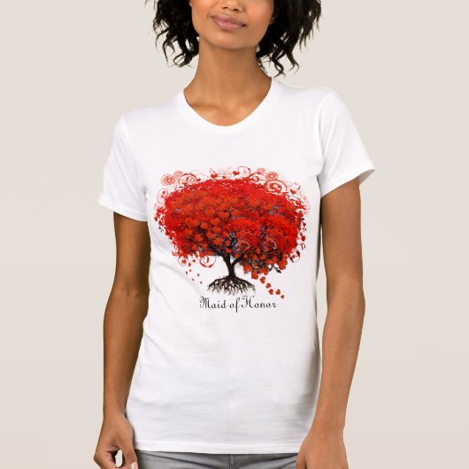 Roodbomen voor T-shirts, cadeautjes, stickers en p T-shirt (Voorkant)