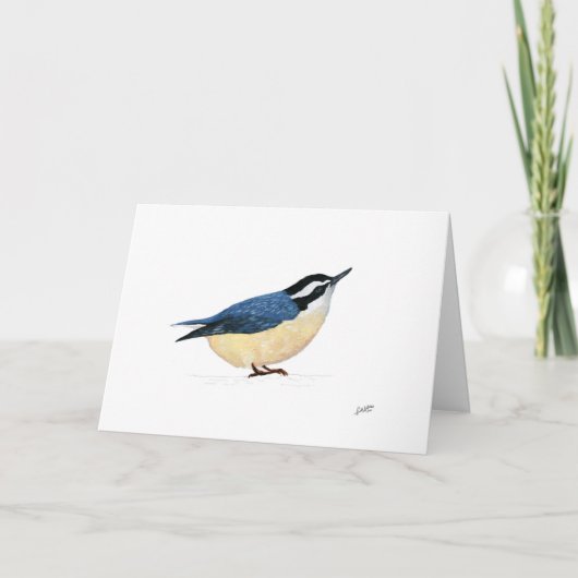 Roodborstboomklever Notitiekaartje (Voorkant)