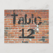 Roodbrick Graffiti Briefkaart (Achterkant)