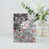 Roodbriefdag bruiloft aankondiging (Staand voorkant)