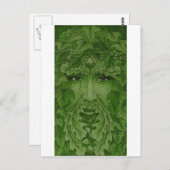 roodbruin briefkaart (Voorkant / Achterkant)