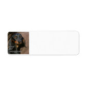 roodbruin en geelbruin etiket (Voorkant)